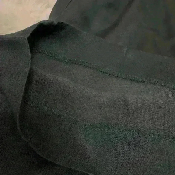 H&M woman’s ocean  blue casual flare wide legged pants jogger style in size 2 - Picture 9 of 9